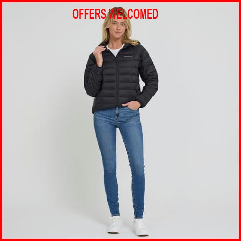 Lightweight Packable Puffer Jacket with Hood, Ful… - image 3